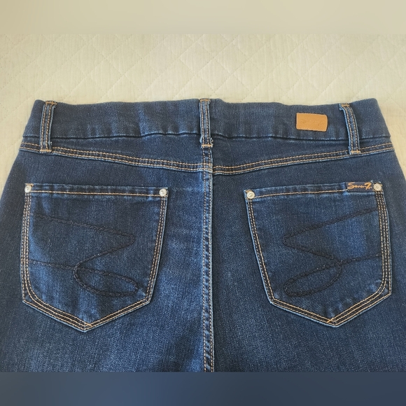 SEVEN7 Women's Dark Blue Jeans - Picture 9 of 10